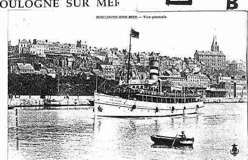 Ville de BOULOGNESURMER Carte postale ancienne