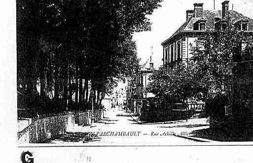 Ville de BOURBONL\'ARCHAMBAULT Carte postale ancienne