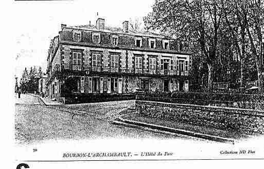 Ville de BOURBONL\'ARCHAMBAULT Carte postale ancienne