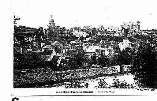 Ville de BOURBONL\'ARCHAMBAULT Carte postale ancienne