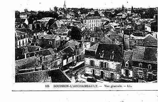 Ville de BOURBONL\'ARCHAMBAULT Carte postale ancienne