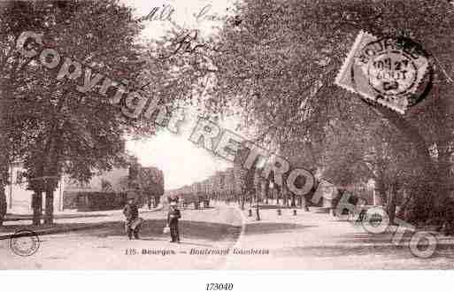 Ville de BOURGES Carte postale ancienne