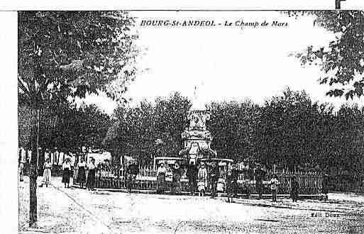 Ville de BOURGSAINTANDEOL Carte postale ancienne