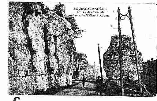 Ville de BOURGSAINTANDEOL Carte postale ancienne