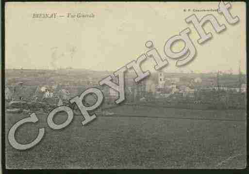 Ville de BRESNAY Carte postale ancienne