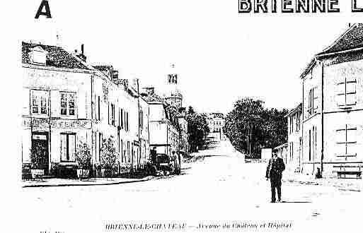 Ville de BRIENNELECHATEAU Carte postale ancienne