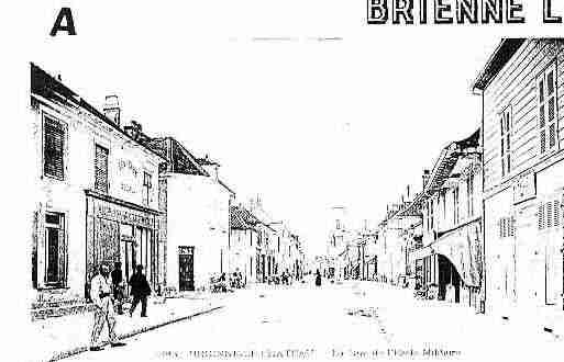 Ville de BRIENNELECHATEAU Carte postale ancienne