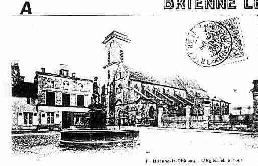 Ville de BRIENNELECHATEAU Carte postale ancienne