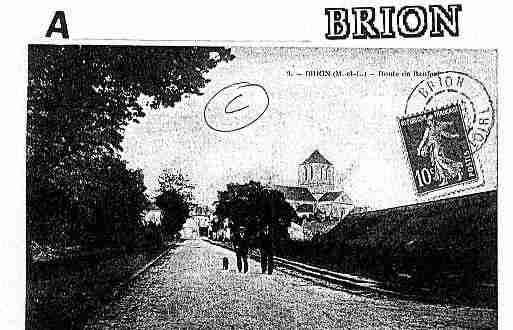 Ville de BRION Carte postale ancienne