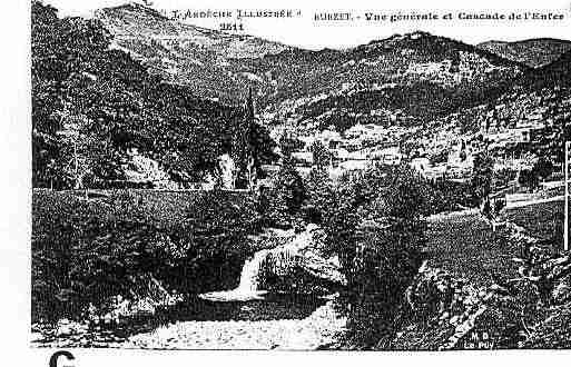 Ville de BURZET Carte postale ancienne