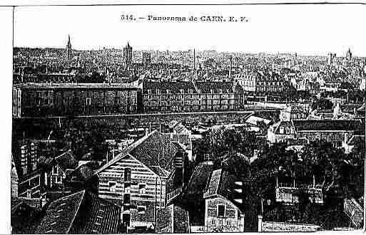 Ville de CAEN Carte postale ancienne