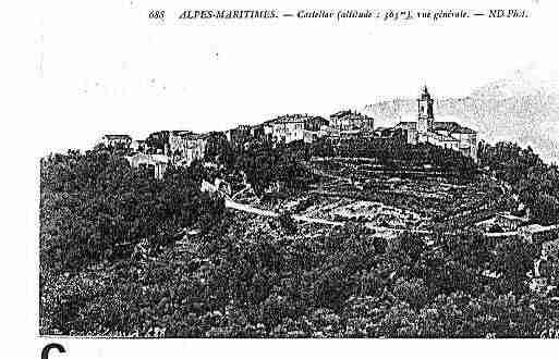 Ville de CASTELLAR Carte postale ancienne