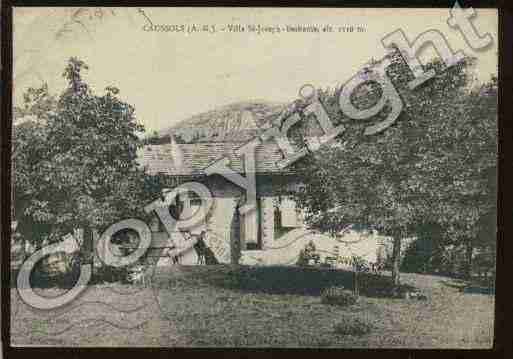 Ville de CAUSSOLS Carte postale ancienne