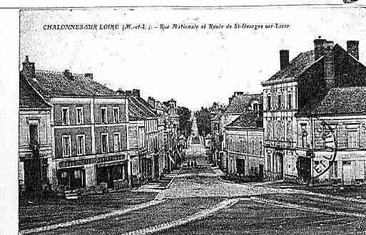 Ville de CHALONNESSURLOIRE Carte postale ancienne