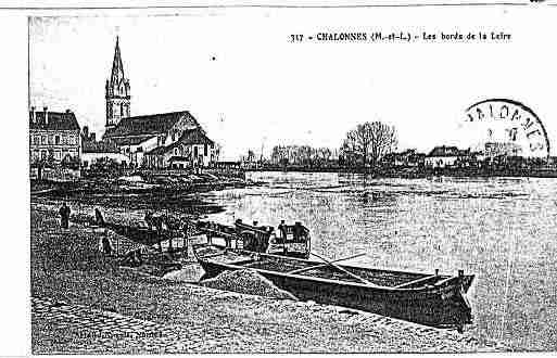 Ville de CHALONNESSURLOIRE Carte postale ancienne