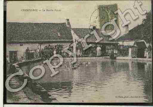 Ville de CHAMPIGNOLLEZMONDEVILLE Carte postale ancienne