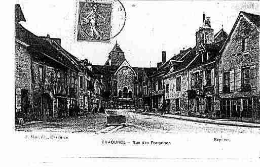 Ville de CHAOURCE Carte postale ancienne