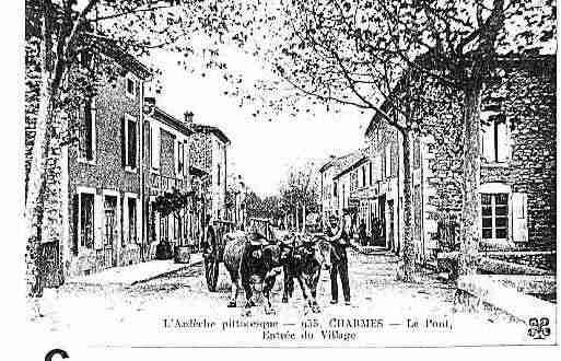 Ville de CHARMESSURRHONE Carte postale ancienne