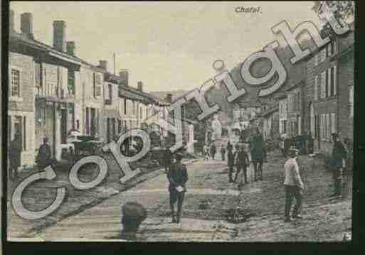 Ville de CHATEL Carte postale ancienne