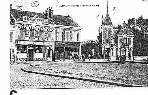 Ville de CHAUNY Carte postale ancienne