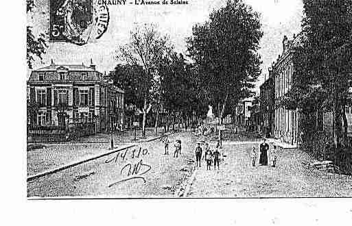 Ville de CHAUNY Carte postale ancienne