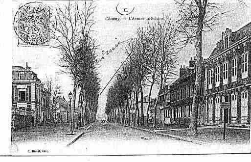 Ville de CHAUNY Carte postale ancienne