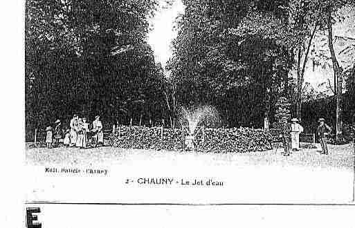 Ville de CHAUNY Carte postale ancienne