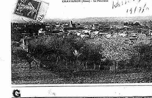 Ville de CHAVIGNON Carte postale ancienne