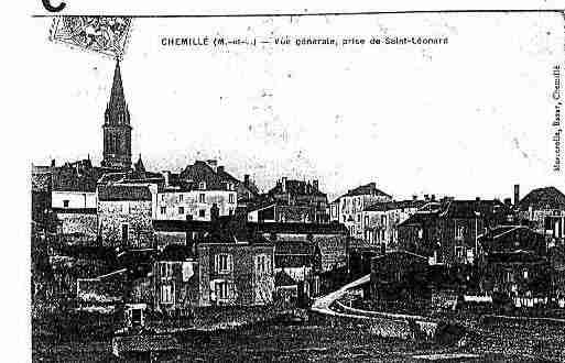 Ville de CHEMILLE Carte postale ancienne