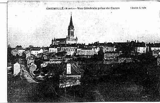 Ville de CHEMILLE Carte postale ancienne