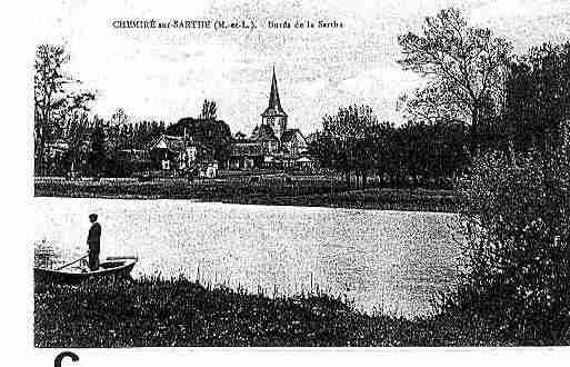 Ville de CHEMIRESURSARTHE Carte postale ancienne