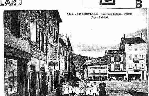 Ville de CHEYLARD(LE) Carte postale ancienne