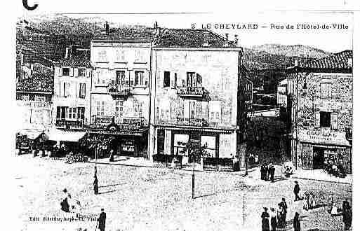 Ville de CHEYLARD(LE) Carte postale ancienne