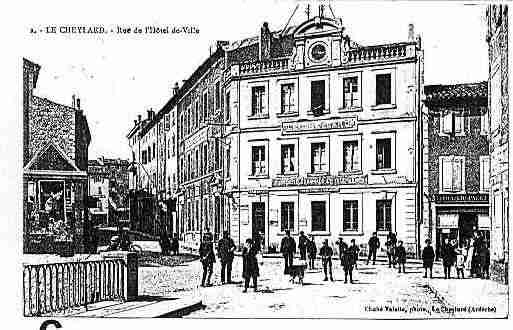 Ville de CHEYLARD(LE) Carte postale ancienne