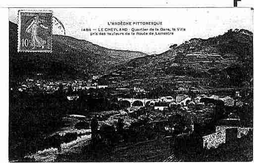 Ville de CHEYLARD(LE) Carte postale ancienne