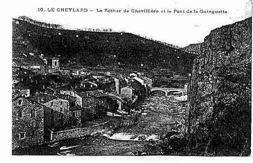 Ville de CHEYLARD(LE) Carte postale ancienne