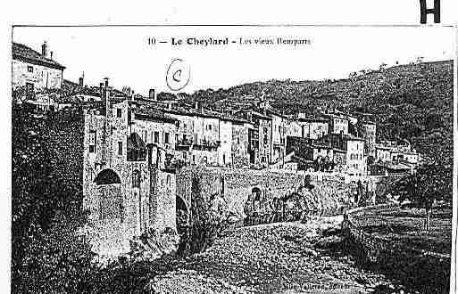 Ville de CHEYLARD(LE) Carte postale ancienne