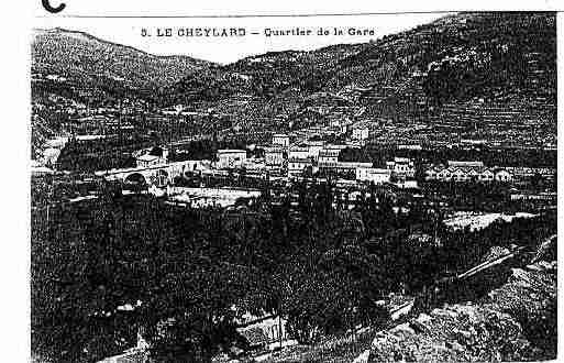 Ville de CHEYLARD(LE) Carte postale ancienne