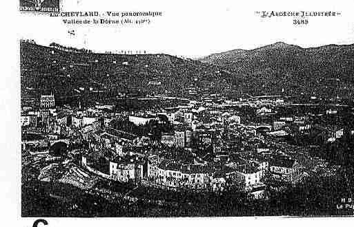 Ville de CHEYLARD(LE) Carte postale ancienne