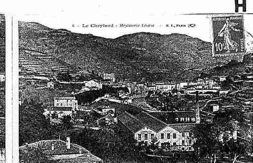 Ville de CHEYLARD(LE) Carte postale ancienne