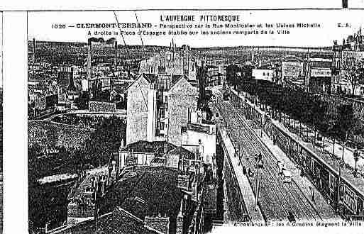 Ville de CLERMONTFERRAND Carte postale ancienne