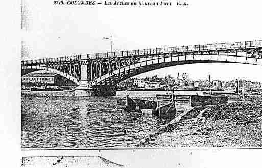 Ville de COLOMBES Carte postale ancienne