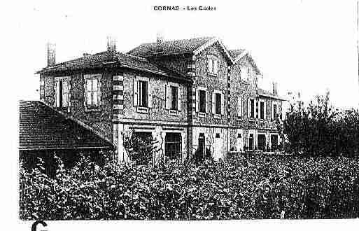 Ville de CORNAS Carte postale ancienne