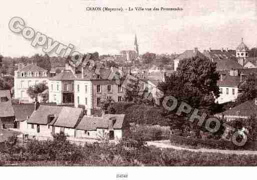 Ville de CRAON Carte postale ancienne