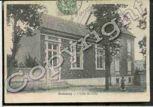 Ville de CREZANCY Carte postale ancienne