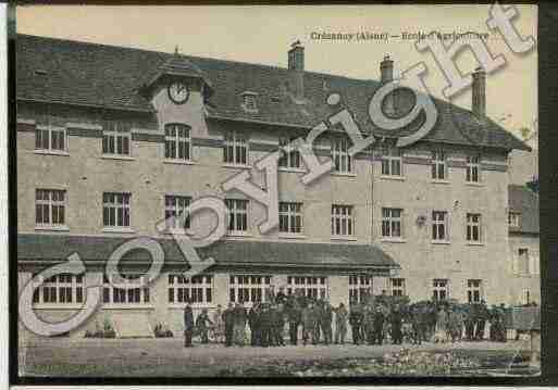 Ville de CREZANCY Carte postale ancienne