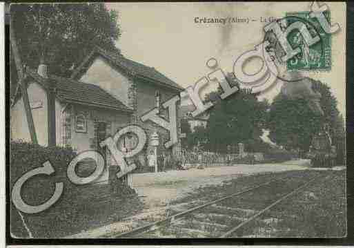 Ville de CREZANCY Carte postale ancienne