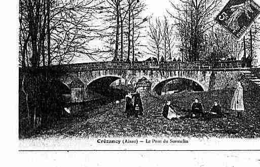 Ville de CREZANCY Carte postale ancienne