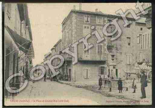 Ville de CRUAS Carte postale ancienne