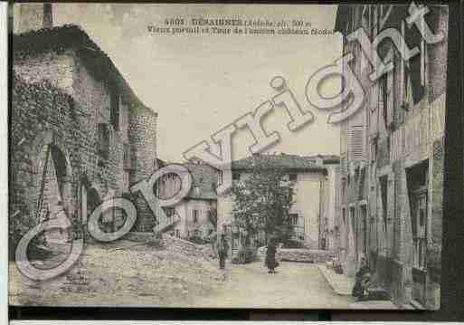 Ville de DESAIGNES Carte postale ancienne